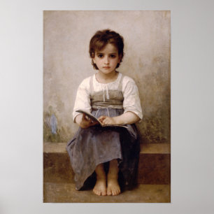 Affiche Bouguereau La dure leçon