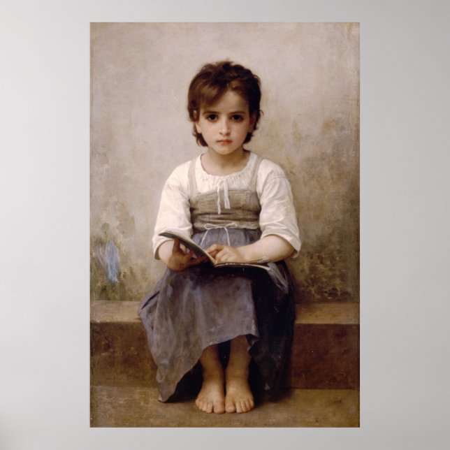 Affiche Bouguereau - L'affiche de la leçon dure (Devant)
