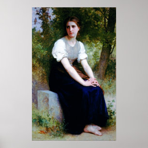 Affiche Bouguereau - Le Chant du Rossignol