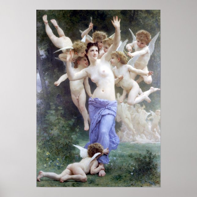 Affiche Bouguereau - Le Guepie (Devant)