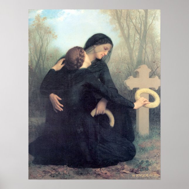 Affiche Bouguereau - Le Jour des Morts (Devant)