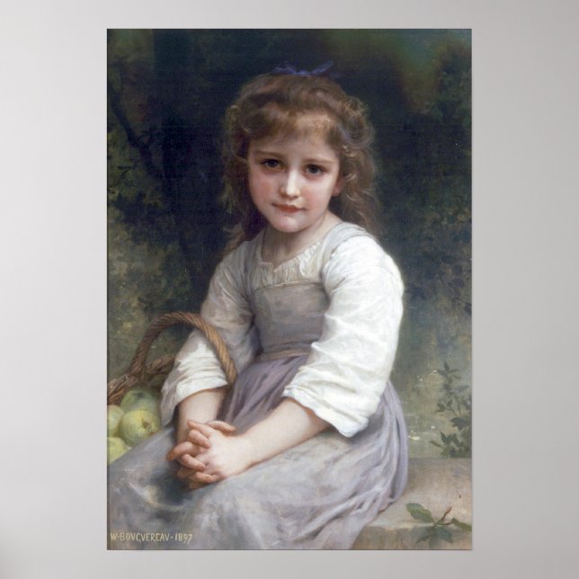 Affiche Bouguereau - Les Pommes (Devant)