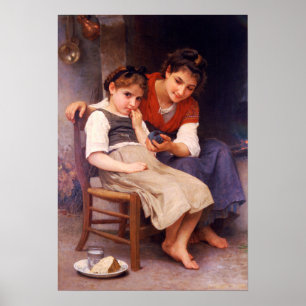 Affiche Bouguereau - Little Sulky 1888