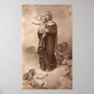 Affiche Bouguereau - Notre-Dame des Anges
