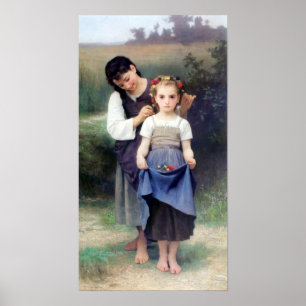 Affiche Bouguereau - Parure des Champs