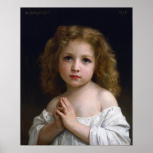 Affiche Bouguereau - Petite fille