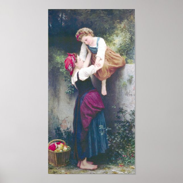 Affiche Bouguereau - Petites Maraudeuses (Devant)