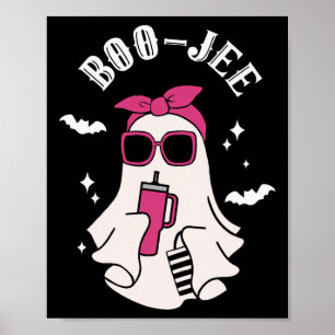 Affiche Boujee Boo-jee Cute Ghost Saison Éffrayante Hallow