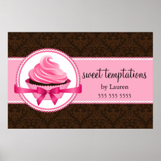 Affiche Boulangerie Couture Cupcake