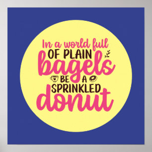 Affiche Boulangerie Drôle Soit Une Cuisine De Donut Saupou