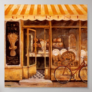 Affiche Boulangerie Guerini Enfourner (Italie) Atwork