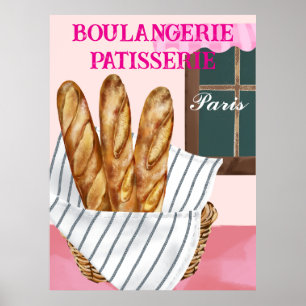 Affiche Boulangerie Patisserie
