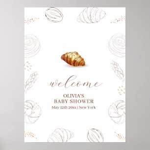 Affiche Boulangerie Pâtisserie Bun Dans Le Baby shower Du 