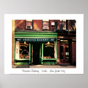 Affiche Boulangerie Soho pittoresque - New York City