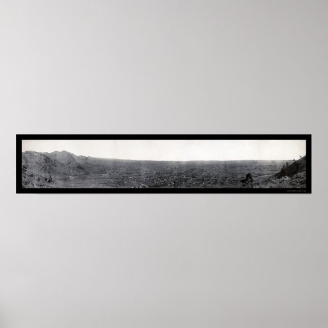 Affiche Boulder, Colorado Photo 1908 (Devant)