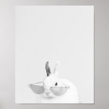 Boule de neige sur le lapin