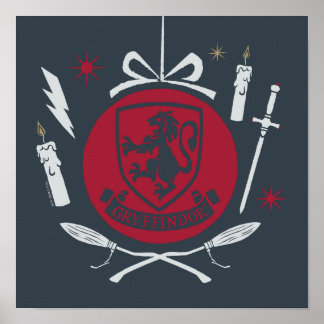 Affiche Boule de Noël Graphique GRYFFINDOR™