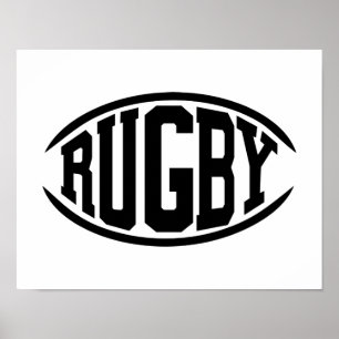 Affiche Boule de rugby