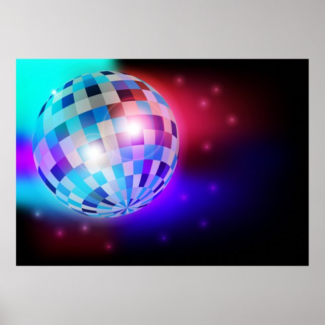 Affiche Boule Disco (Devant)
