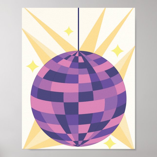 Affiche Boule Disco (Devant)