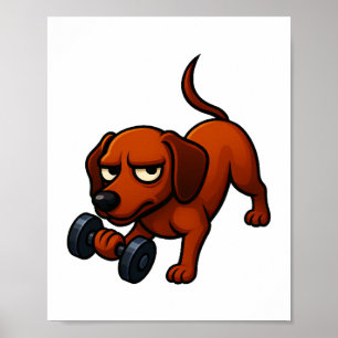 Affiche Bouledogue anglais