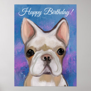 AFFICHE BOULEDOGUE FRANÇAIS