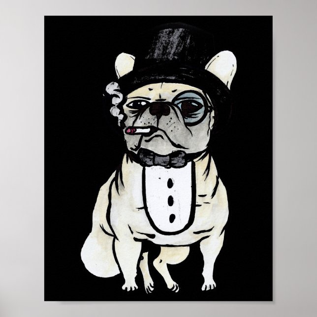 Affiche Bouledogue Gangster English (Devant)