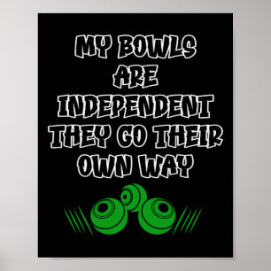 Affiche Boules de bowling