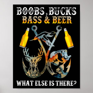 Affiche Boules de seins B Bière Qu'Il Y A D'Autre Hun De P