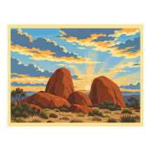 Boules du Diable Australie Voyage Vintage
