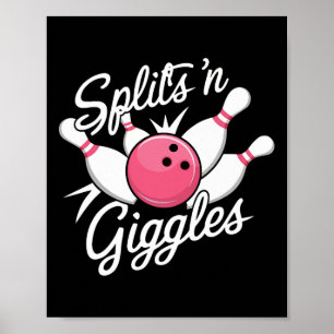 Affiche Boules N Giggles Bowling Bowler Ball Et P