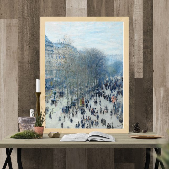 Affiche Boulevard des Capucines par Claude Monet (Créateur téléchargé)