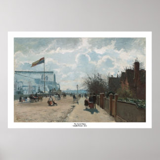 Affiche Boulevarde Montmartre à la nuit ~ Camille Pissarro