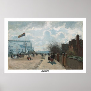 Affiche Boulevarde Montmartre au ~ Camille Pissarro de