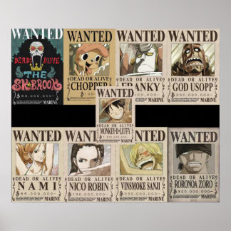 Affiche Bounty mugiwara