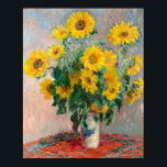Affiche Bouqet of Sunflowers par Claude Monet<br><div class="desc">Oscar-Claude Monet (UK: /ˈmneɒ/, US: /ʊˈneɪ, madeˈ-/, French: [dmning]; 18 novembre 1840 - 5 december 1926) ce qui a French painter and founder impressiof painist ting who is as key precursor to modernism, especially in his attempts to paint nature as he perceived it.[1] During his long career, ce que la...</div>