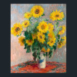 Affiche Bouqet of Sunflowers par Claude Monet<br><div class="desc">Oscar-Claude Monet (UK: /ˈmneɒ/, US: /ʊˈneɪ, madeˈ-/, French: [dmning]; 18 novembre 1840 - 5 december 1926) ce qui a French painter and founder impressiof painist ting who is as key precursor to modernism, especially in his attempts to paint nature as he perceived it.[1] During his long career, ce que la...</div>