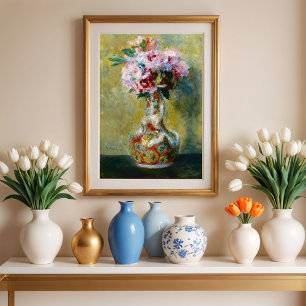 Affiche Bouquet dans un vase d'Auguste Renoir