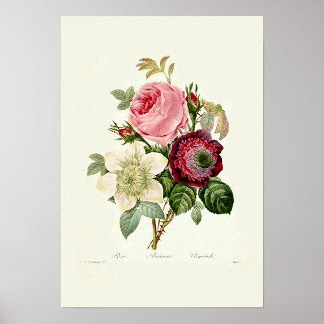 Affiche Bouquet De Fleurs (Devant)