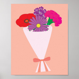 Affiche Bouquet de fleurs