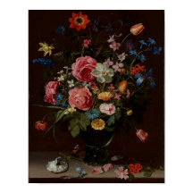 Bouquet de fleurs Clara Peeters Art Imprimer
