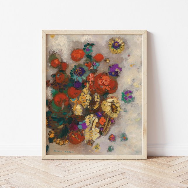 Affiche Bouquet de Fleurs | Odilon Redon (Créateur téléchargé)