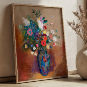 Affiche Bouquet de fleurs par Odilon Redon Nature morte