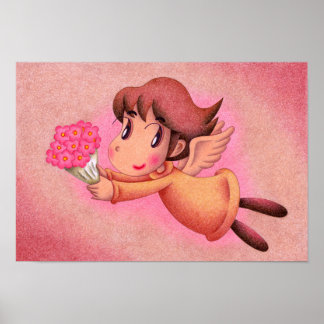 Affiche Bouquet de fleurs pour vous.