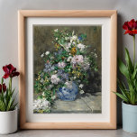 Affiche Bouquet de printemps,<br><div class="desc">Still Life : Bouquet de printemps,  tableau de Pierre-August Renoir</div>