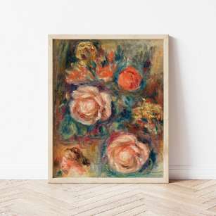 Affiche Bouquet de Rose   Renoir