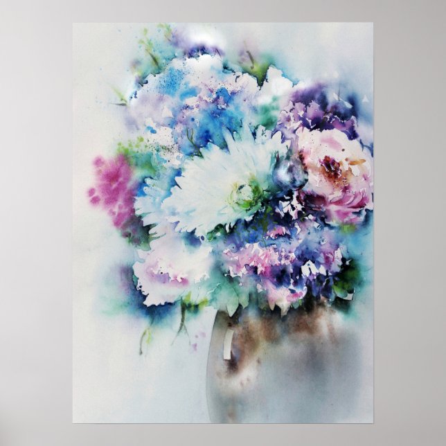Affiche Bouquet de rose Still Life (Devant)