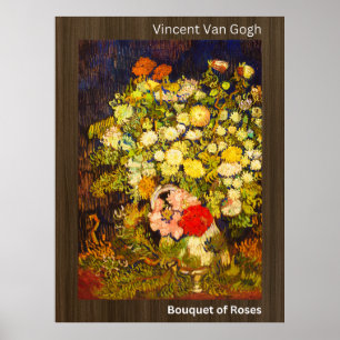 Affiche Bouquet de Rose-Vincent Van Gogh