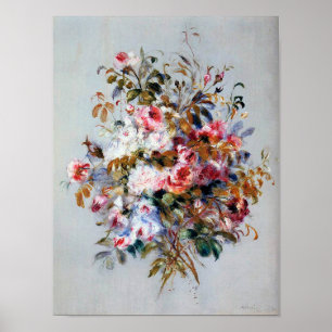 Affiche Bouquet de Roses, Renoir