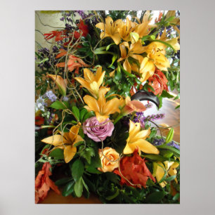 Affiche Bouquet de sauvegarde/Mariage de automne